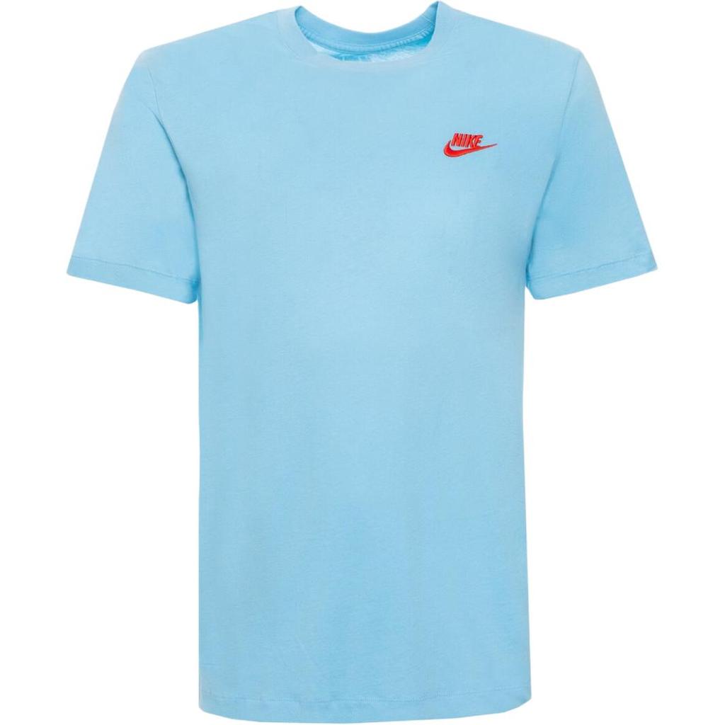 New Nike T Shirts Unisex Sky Blue AR4997-499