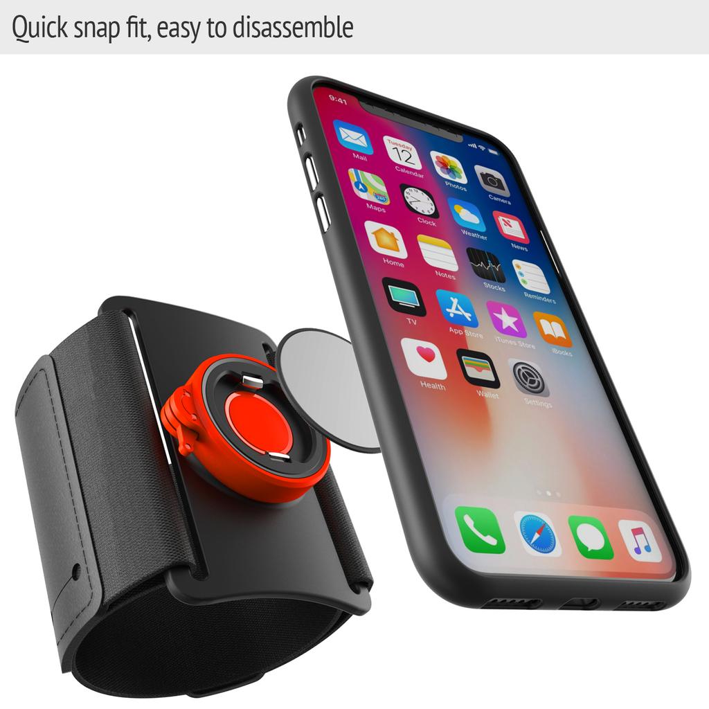 Utendørs Armbånd Telefonholder Løping Klatring Trening Armbånd Håndleddsveske Stativ Lås Menn Kvinner for iPhone Xiaomi