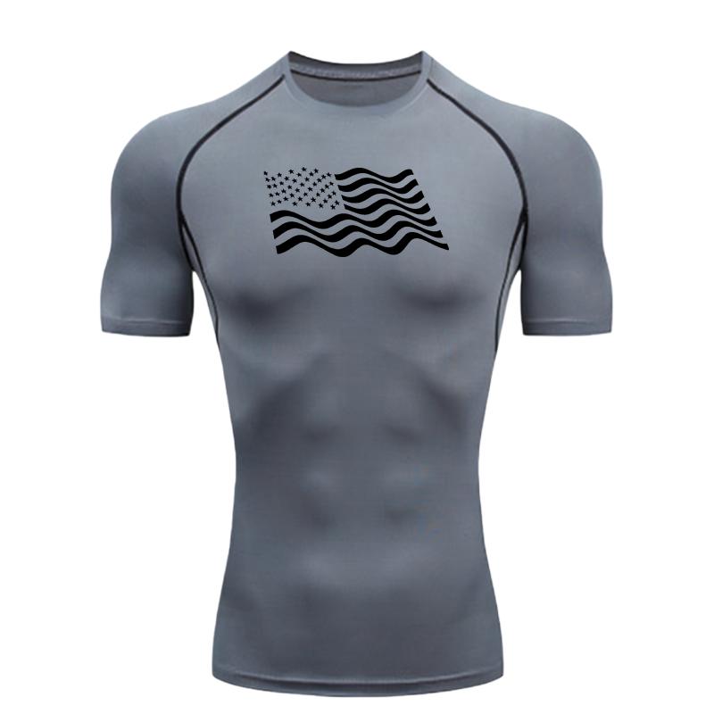 

Ultra-Light Men s Sports T-shirt Fashion Training Fitness Compression Quick Dry Workout Short Sleeve Breathable Athletic Tees Gym Wear XXXL
