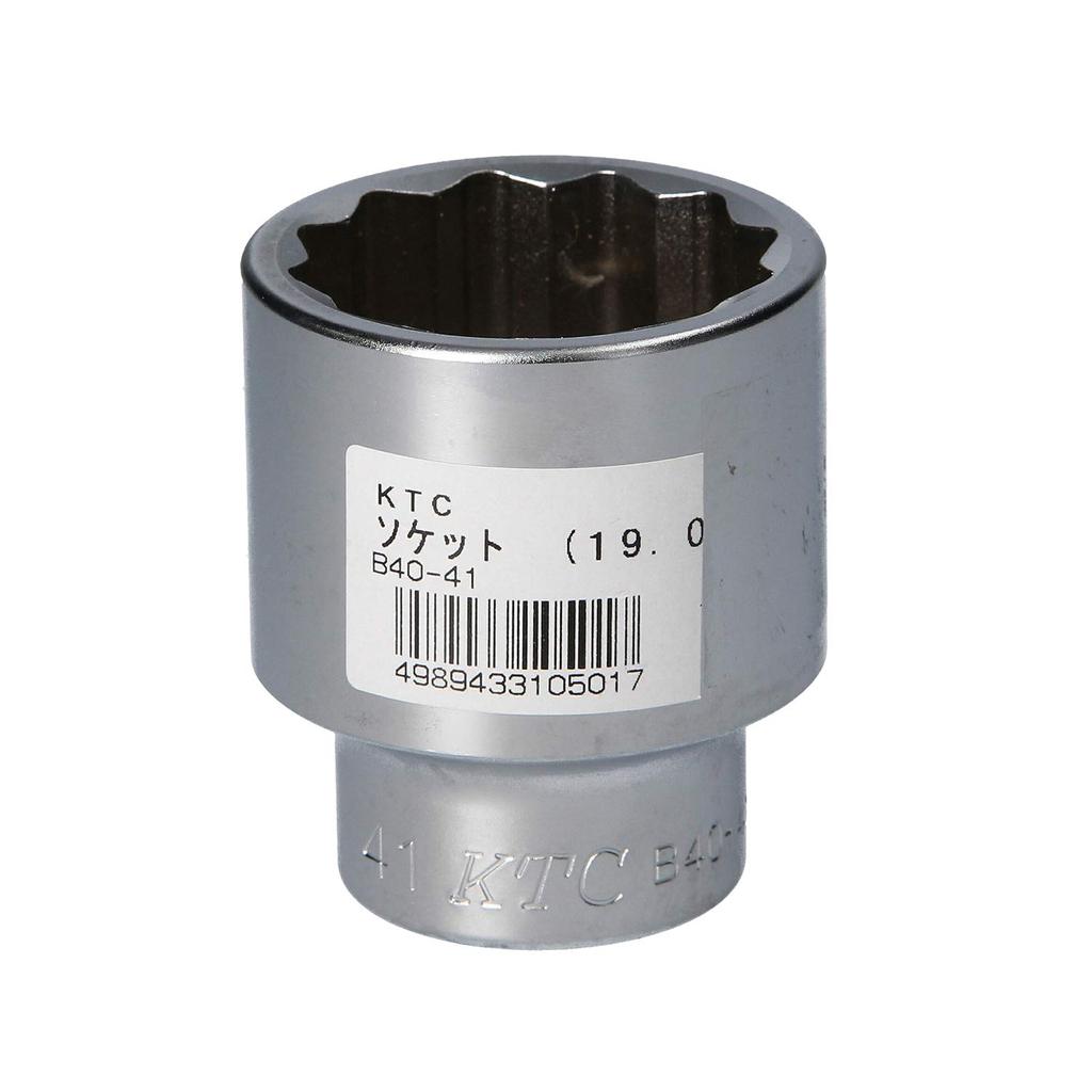 Kyoto Tool (KTC) 12-Point Socket, B40-41, 41mm x 65mm x 19.0mm Drive