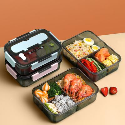 MeyJig Lunch Box Healthy Material Lunchbox Camping Travel Bento Box Food Container with Tableware