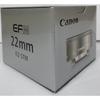 Objectif grand-angle à focale fixe Canon EF-M222STMSL EF-M22mm F2 STM Argent pour appareil photo hybride à objectif unique