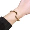 Cold Wave Pattern Bracelet - A Unique and Versatile Design for Women, Featuring Simple and Elegant Design On The Opening of The Bracelet