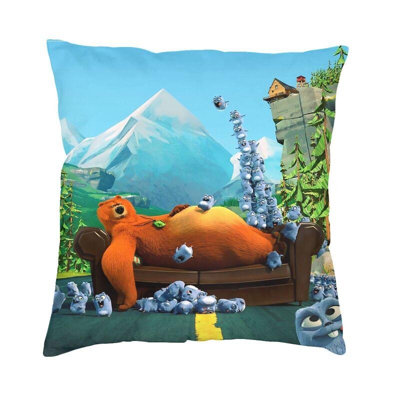 Helenal Unisex Grizzy And The Lemmings Tabodi Siesta Time Cushion Cover Sofa Living Room French Cartoon Animation Throw Pillow Cover 45X45