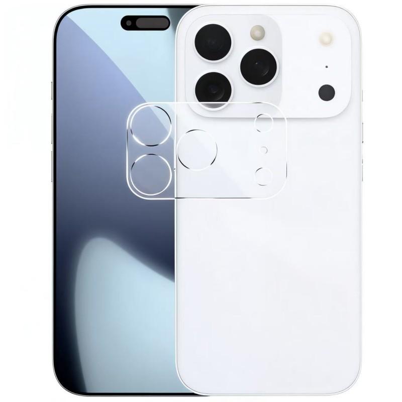 For iPhone 17 Pro Max Camera Lens Protector WANLONFENG Full Coverage HD Clear Lens Film with Cleaning Cloth