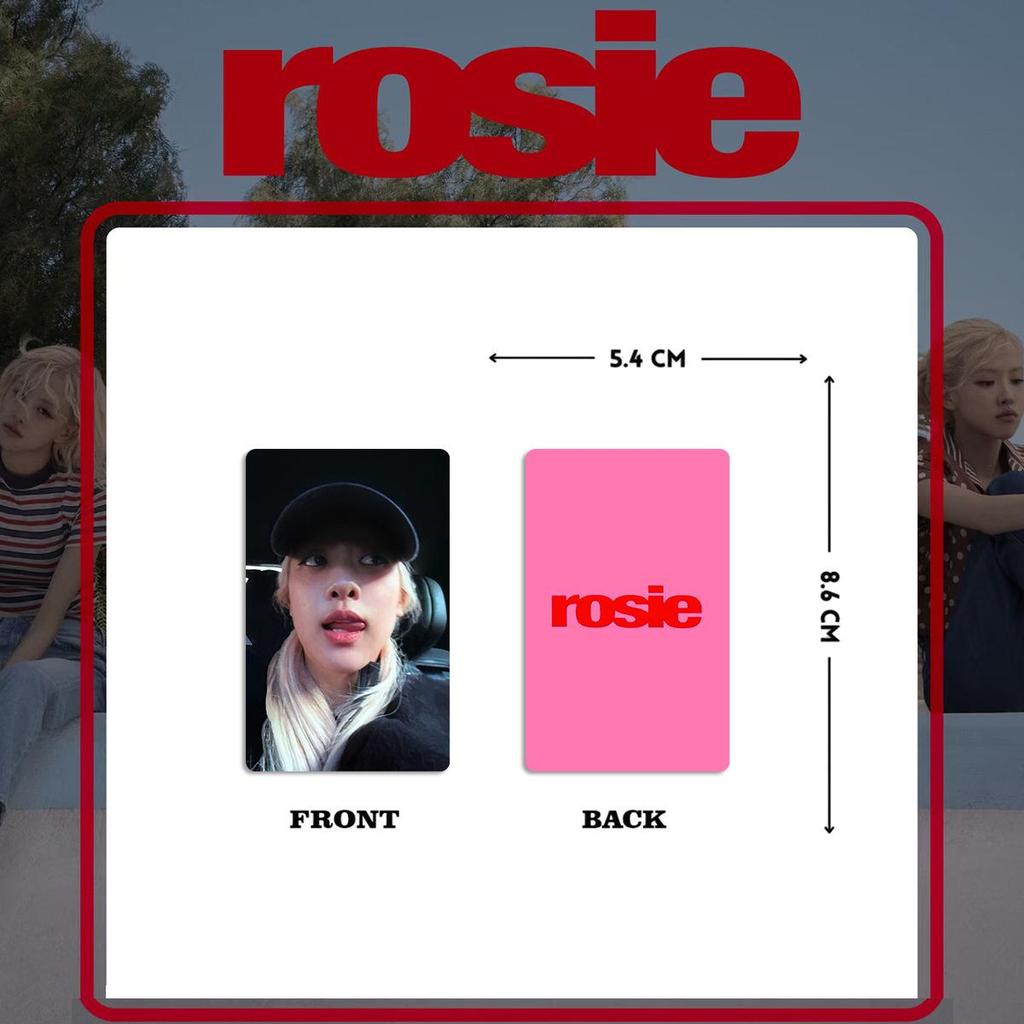 ROSE Melbourne Pop-up Park Chaeyoung 'ROSIE' Gashapon Mini-Kartenset