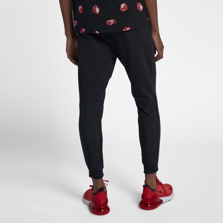 Nike Fleece Cuffed Joggers With Letter Print Men Bottoms 931904-010