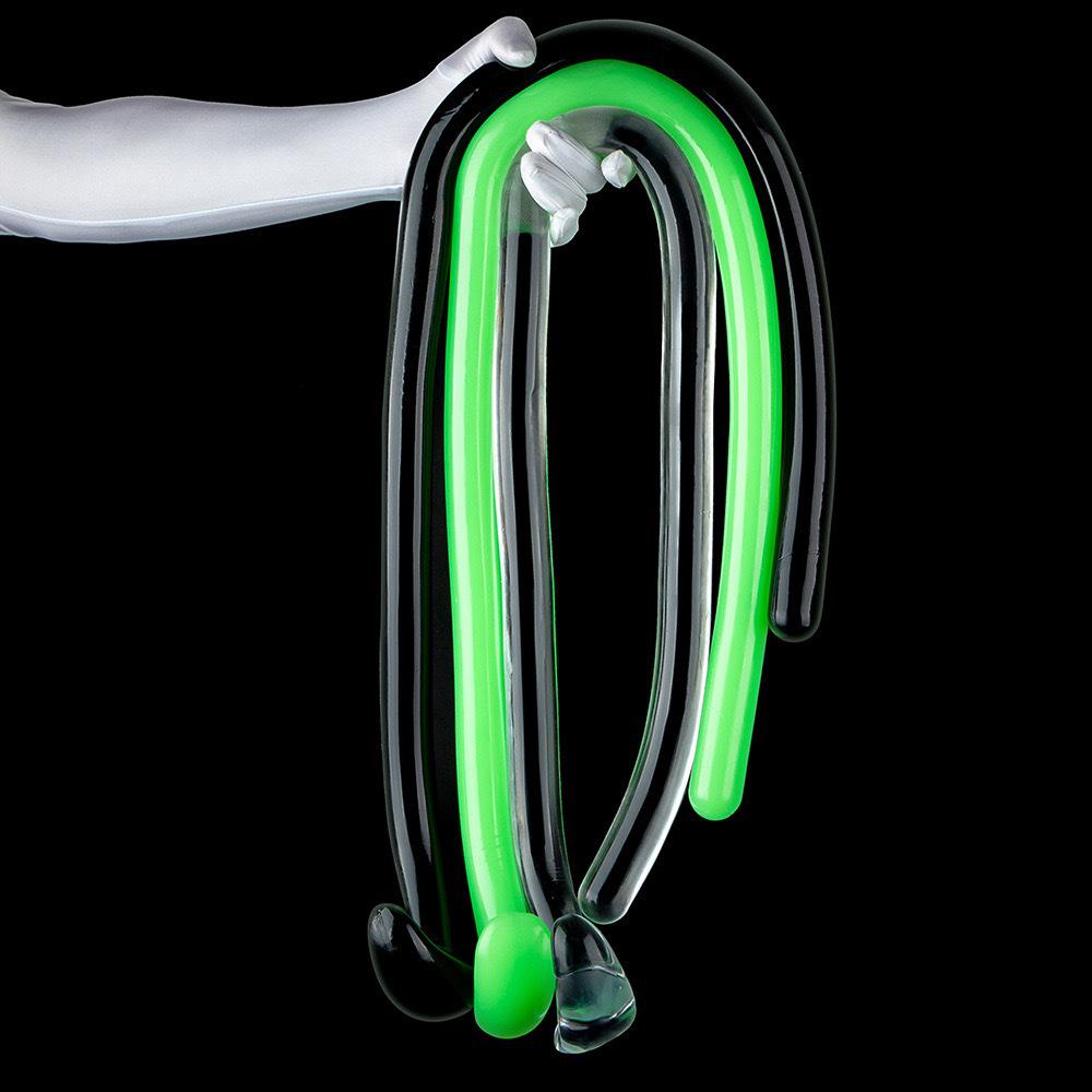 Luminous Wearable 1-Meter Anal Plug for Women's Outdoor Self-Stimulation