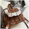 Rucksack im koreanischen Cartoon-Stil für Damen - Niedliches Spitzendesign, Herbst & Winter 2025