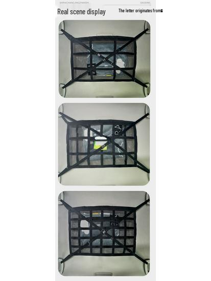 Car Roof Storage Net: Top Organizer & Mesh Pocket for Accessories