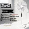 Silent Energy-Saving Oscillating Floor Fan with Remote & Timer
