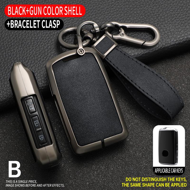 Zinc Alloy +Leather Car Key Case Cover For Mazda 3 Axela BP CX-30 DM CX4 CX5 CX 5 CX-5 CX8 CX9 CX4 2019 2020 2025 2025 2025 2025