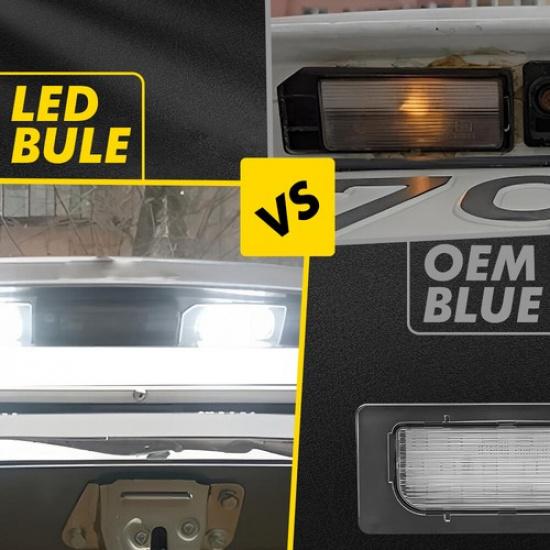 2X 6000K LED License Plate Light Lamp For 2011- Mitsubishi Outlander Sport