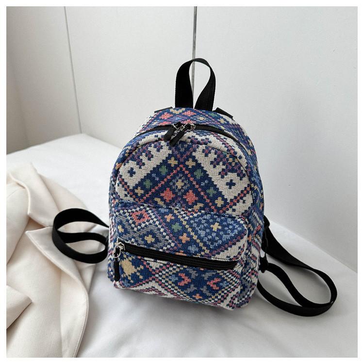 2023 New Fashion National Style Nylon Shoulder Crossbody Handbag Casual Street Trend Bag Soft Texture