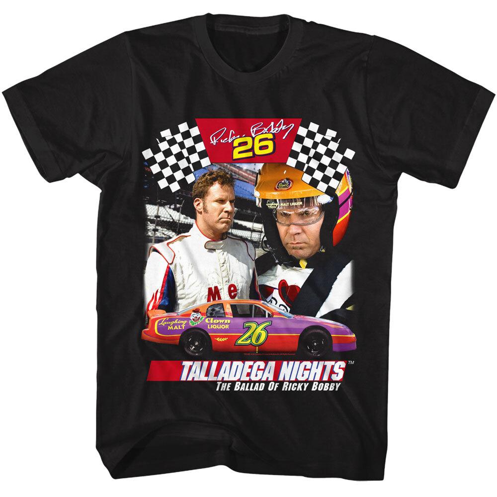 Talladega Nights Movie 26 The Ballad Of Ricky Bobby Laughing Clown Men T Shirt XXXL