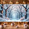Winter Event Banner Design Winter Lights Banner Holiday Decoration Winter Theme For Photo Backdrop Holiday Decoration Indoor
