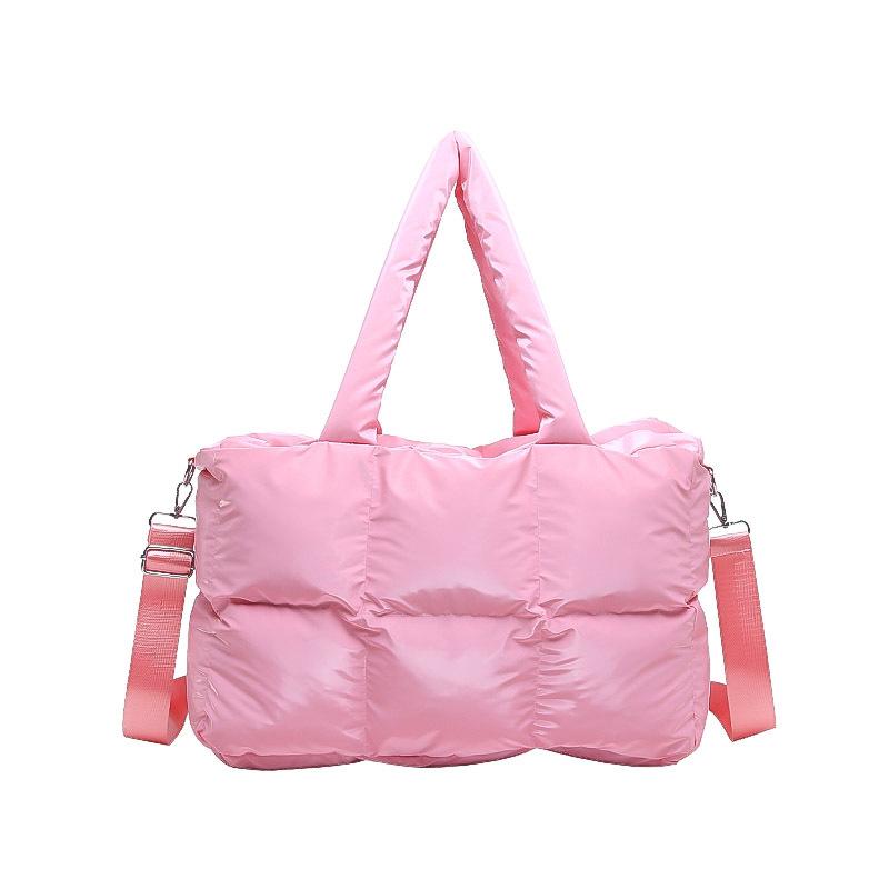 Wholesale Niche Fashionable Personalized Down Jacket Space Bag Trendy Versatile High-end Single Shoulder Messenger Women's Bag
