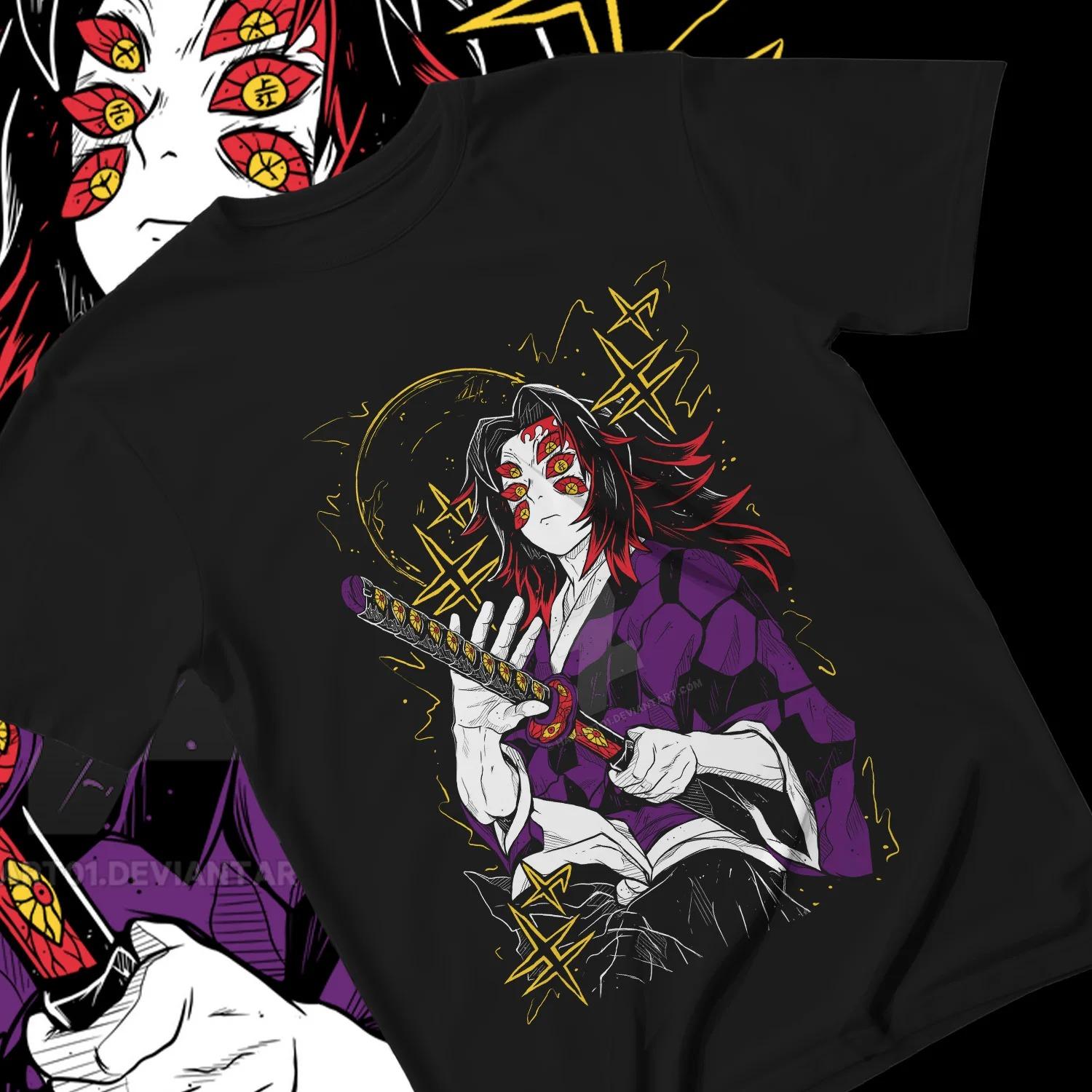 

Hot Sale Anime Demon Slayer Kokushibo Graphic Print T-shirt Men Women Streetwear Y2k Harajuku Fashion Casual Oversized Top Cotton Summer New Tee 4XL