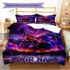 Name Custom Travis Scott Pattern Bedding Set Quilt Cover Pillowcase Home Decor Gift (1 * Duvet Cover + 2 * Pillowcase, Without Core)