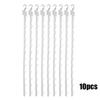 10 Pièces Bandes Suspendues Transparentes en Plastique pour Snacks Universelles Étagère de Supérette Présentoir Alimentaire Cintre Pliable Clip de Magasin Bandes