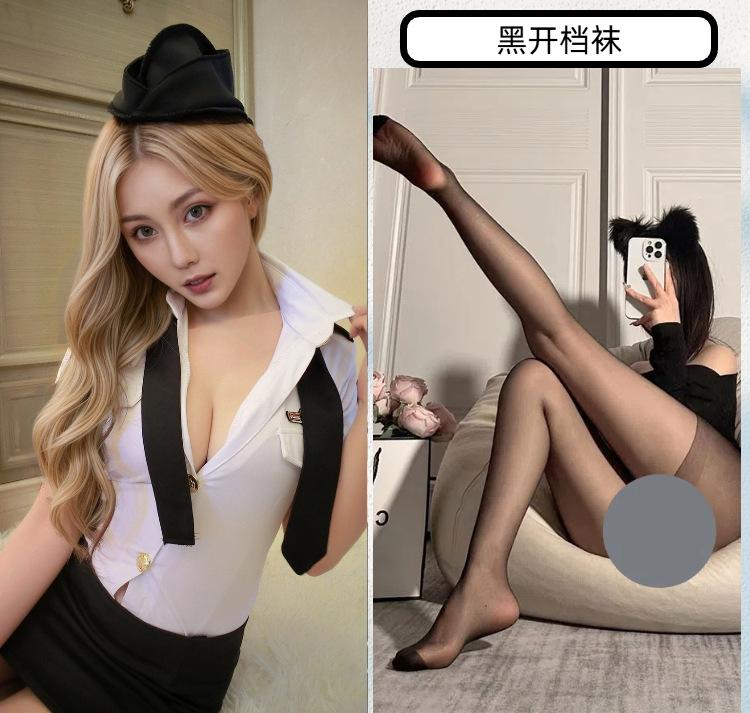 Sex Lingerie Stewardess Uniform Cos Sexy Suit Policewoman Professional Sex Pajamas Pure Desire Free Cosplay