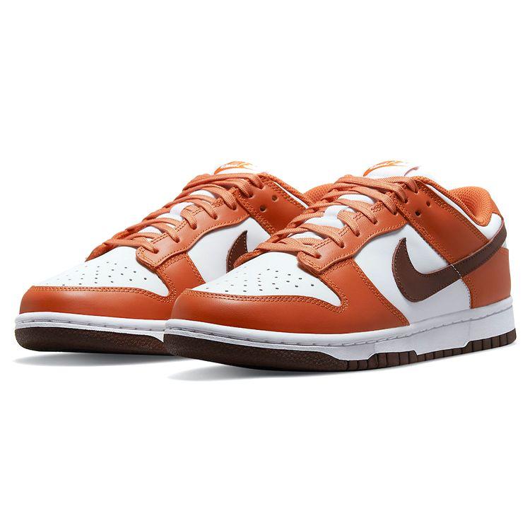 Nike  Dunk Low Bronze Eclipse Women Sneakers Orange Sport-Spice White DQ4697-800
