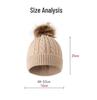 Xiyin Kids' Winter Knit Hat, Scarf & Gloves Set with Velvet Lining
