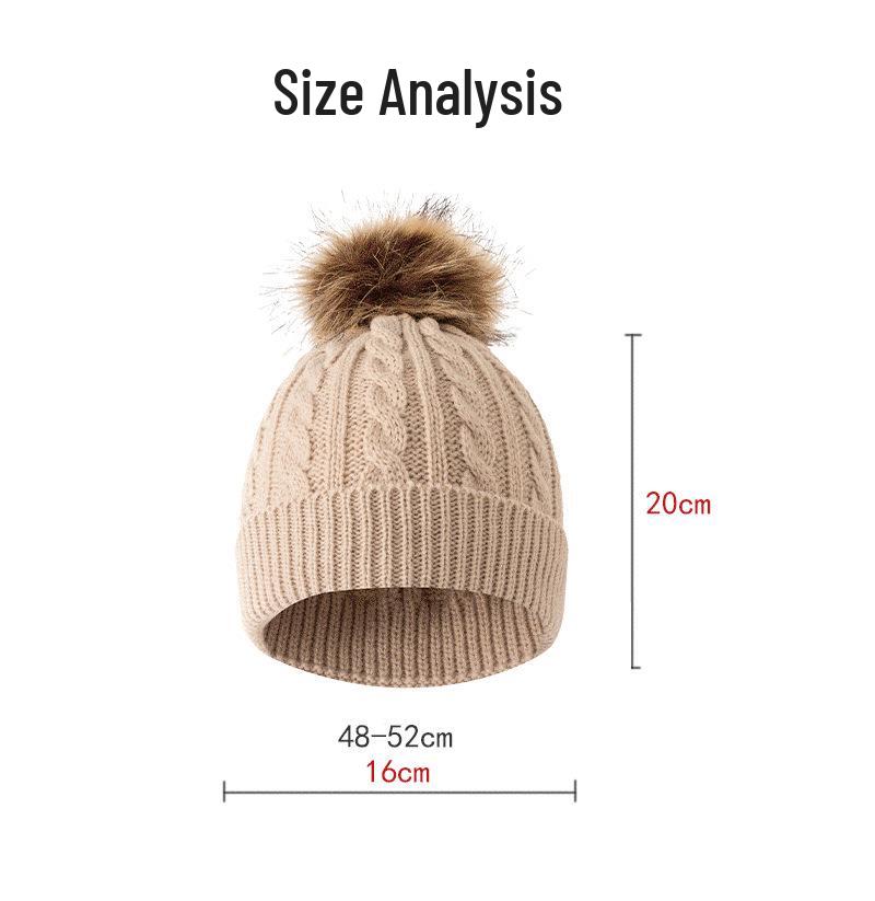 Xiyin Kids' Winter Knit Hat, Scarf & Gloves Set with Velvet Lining