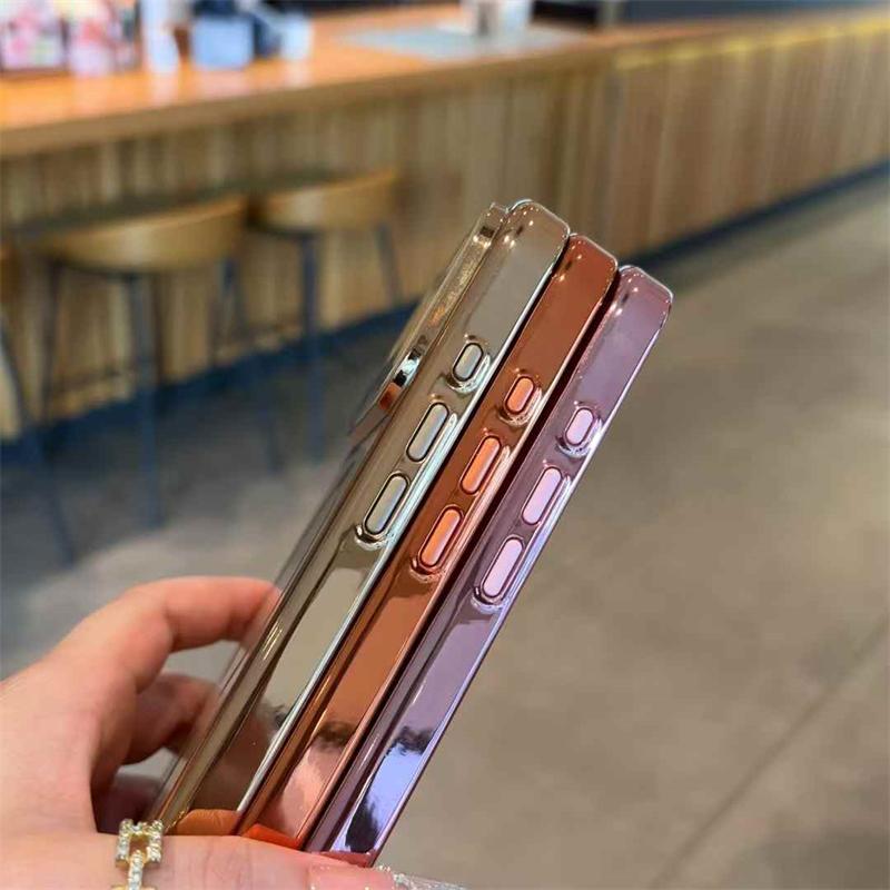 MagSafe Magnetic For Phone Case For iPhone 17 16 15 14 13 Pro Max Large Window Lens Protective Cover