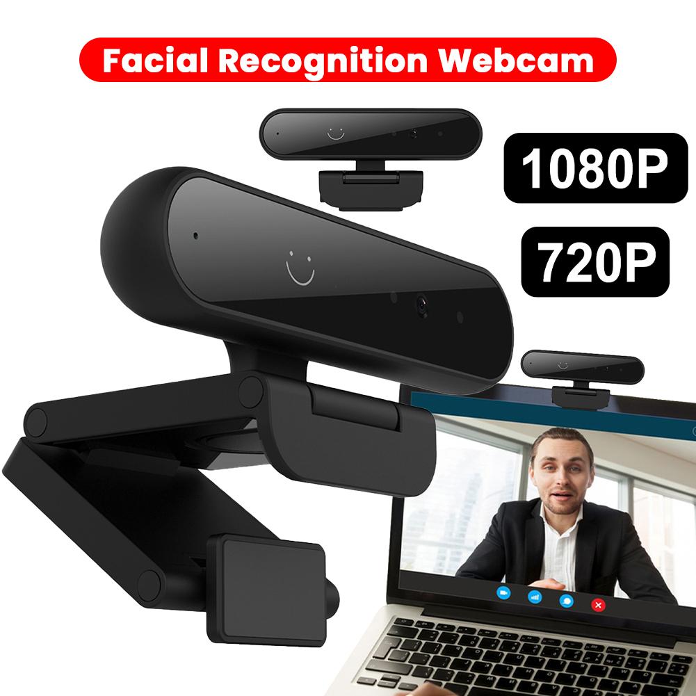 1MP 720P/2MP 1080P Identification Login Web Camera for Windows Hello USB Computer Webcam Built-in Microphone Computer Web Camera
