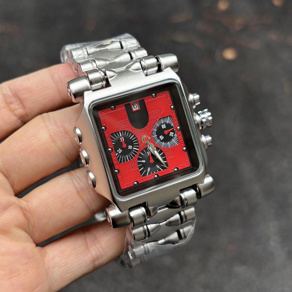 Big High Quality Six needles Multifunctional Quartz Watch Men Antique Alabaster Industries Y2K Personalize Unique AAA Men Watch