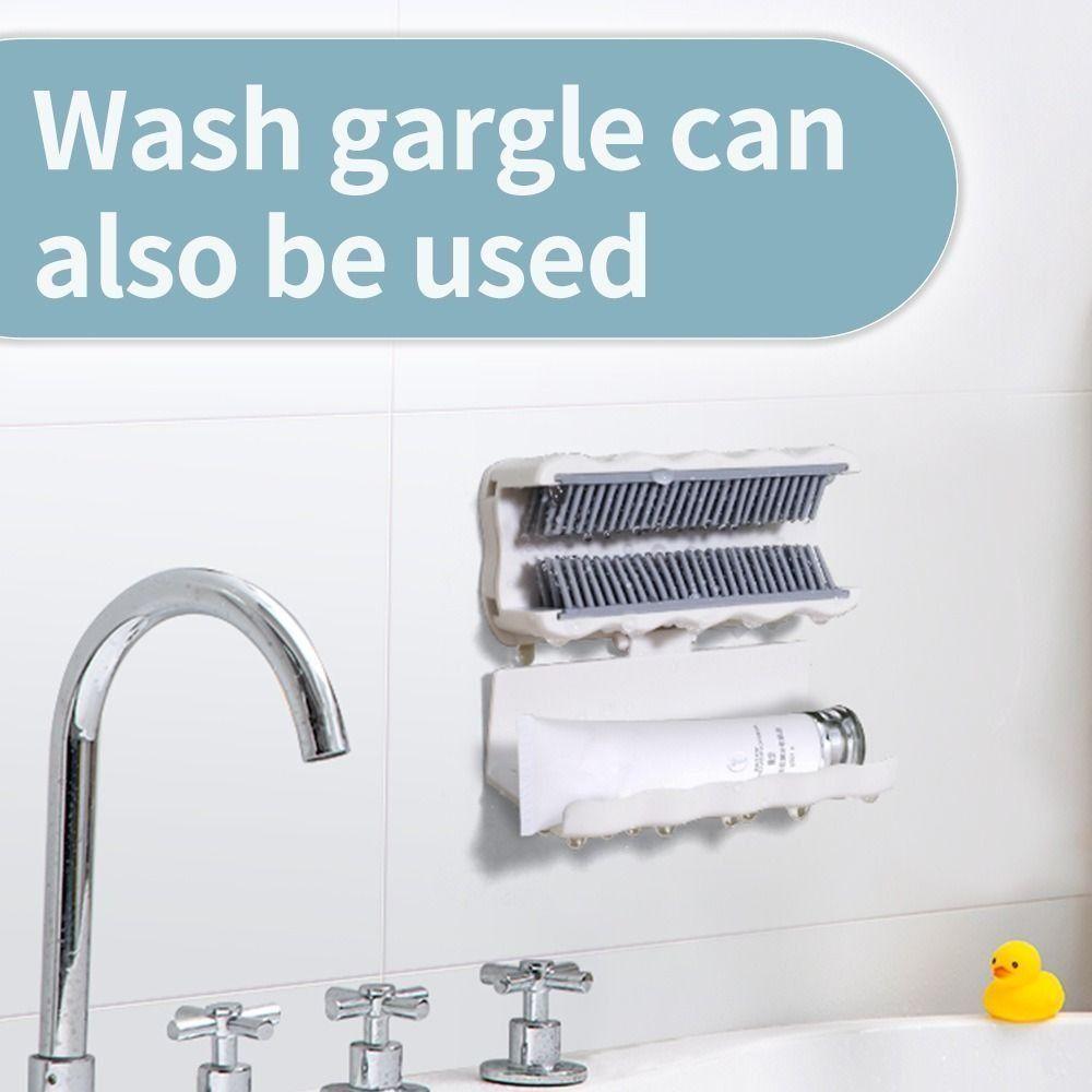 Soft Brush Bathroom Hair Catcher 2in1 Bathtub Hair Stopper Flexible Shower Hair Collector  For Home