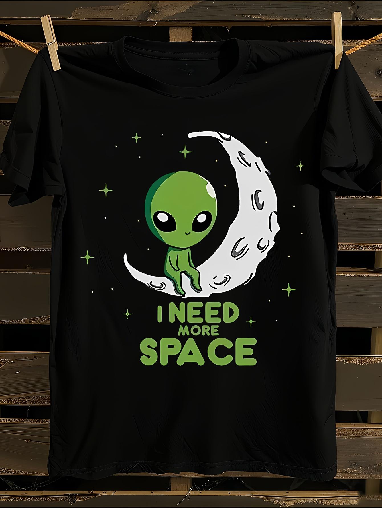 Plus Size Green Alien Female  I NEED MORE SPACE  Graphic ... XXXXL