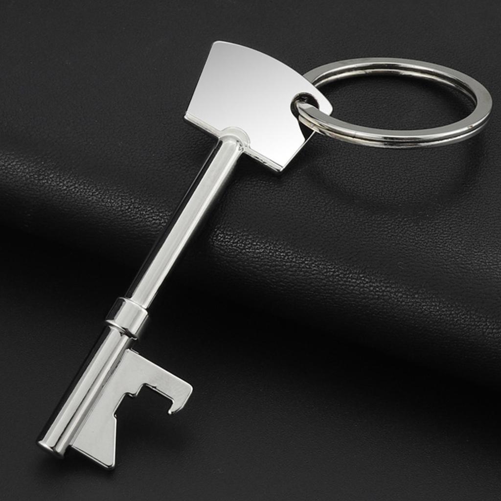 Apribottiglie con Portachiavi in Lega di Zinco Apribottiglie per Birra Portatile Mini Apribottiglie Ciondolo Portachiavi da Tasca Apribottiglie Regali Divertenti