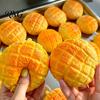 Desk Stress Reliever Fake Pineapple Bread Squeeze Toy, Relief Realistic Corn Focus Aid Sensory Toys Soft Simulated Mango Office Fidget Toy TPR Ball