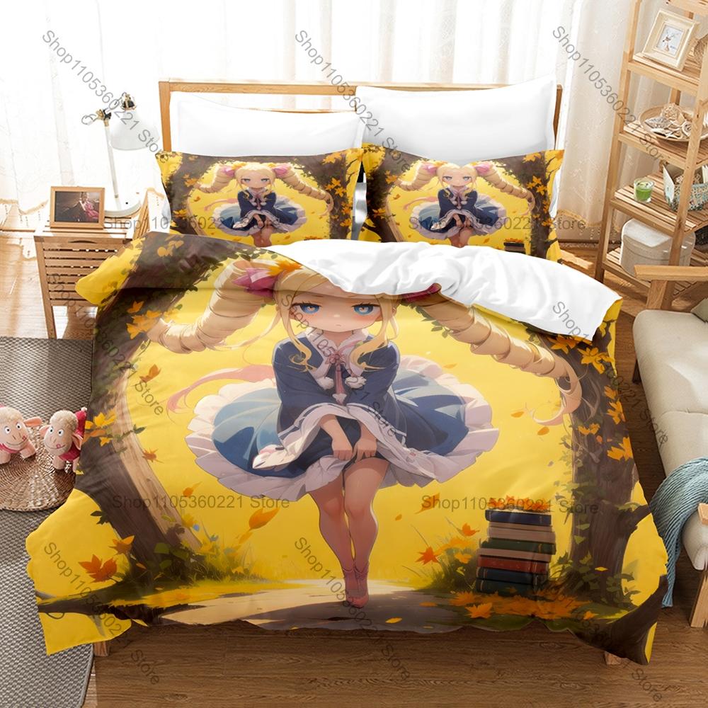 Cute Beatrice Re:ZERO Kpop Bedding Set 3D Printed Duvet Cover Set Single Twin Full Queen King Size Bed Linen For Fans Gift
