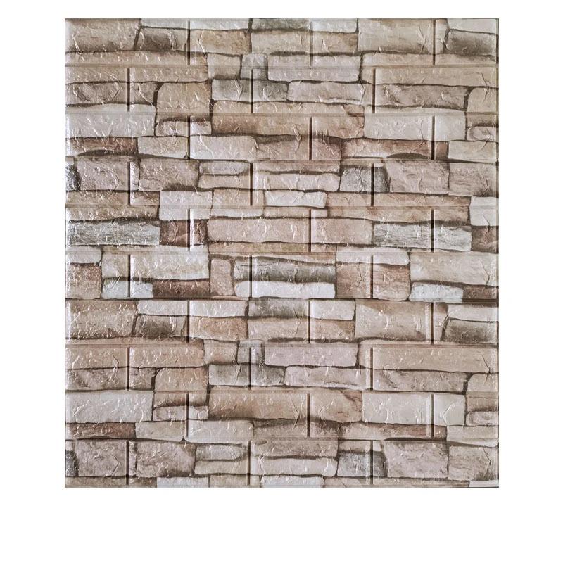 

5/10 шт. 70*77 см 3D Обои под кирпич для гостиной, спальни, ТВ-стены, водонепроницаемые самоклеящиеся обои, пенопластовые наклейки на стену для DIY 5pcs 77x70x0.5cm