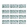 Removable Bathroom Wall Tiles Self-Adhesive PVC Tile Stickers, Waterproof Mosaic Pattern Decals for Kitchen Cover Defects Stickers Home Decor,