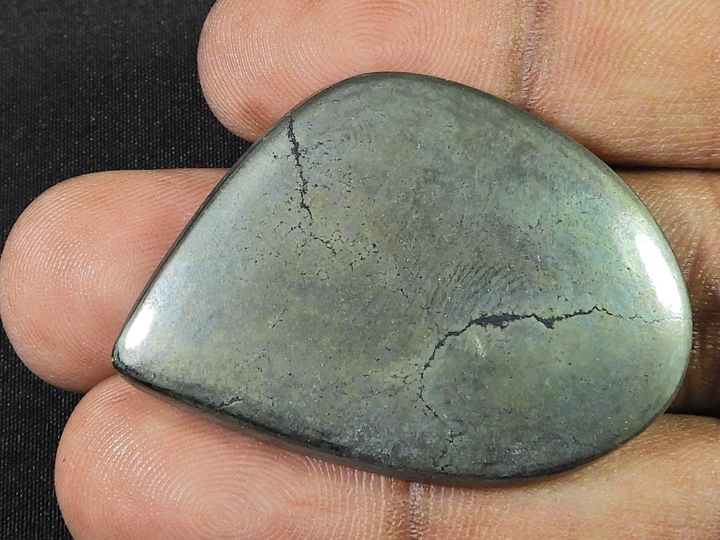 86Cts. AAA Natural Appache Gold Designer Fancy Loose Gemstone 30X41X05 MM SK-1084