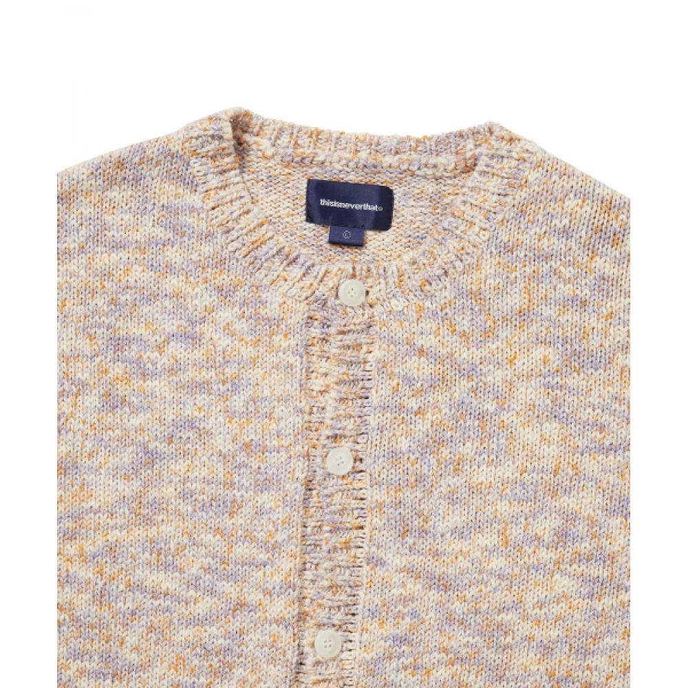 Thisisneverthat Rainbow Knit Cardigan Violet