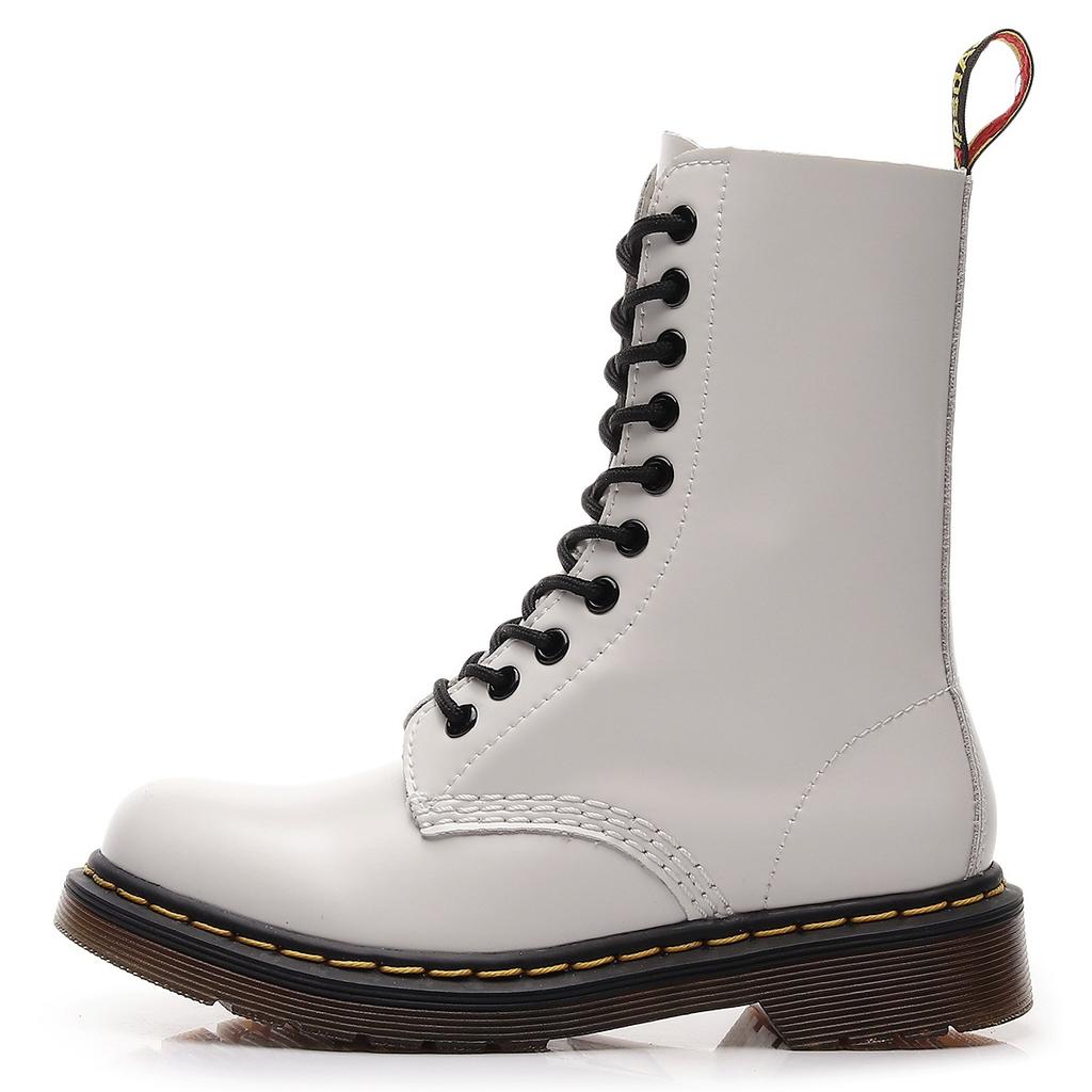 Versatile and Versatile 1490 Tooling Boots Women's 10-hole British Style Couple Short Boots Men's and Women's Leather Boots Round Head Trend Euro