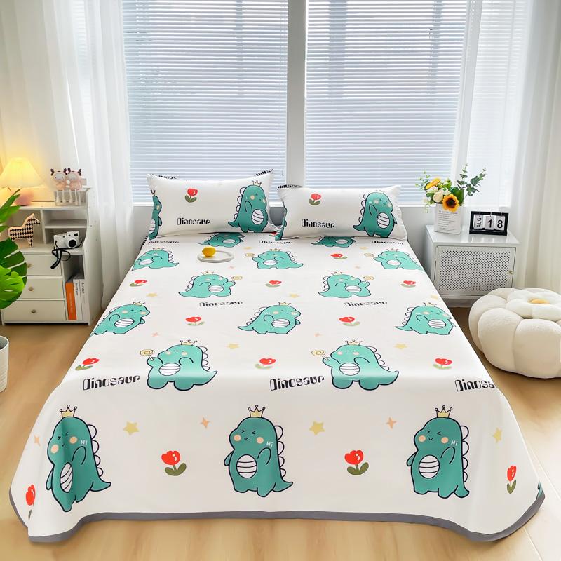 Vėsinanti plokščia paklodė su pagalvių užvalkalu Vasaros patalynė Lygi patalynė Namai Vienviečiai / karalienės dydžio paklodės rinkinys roupa de cama