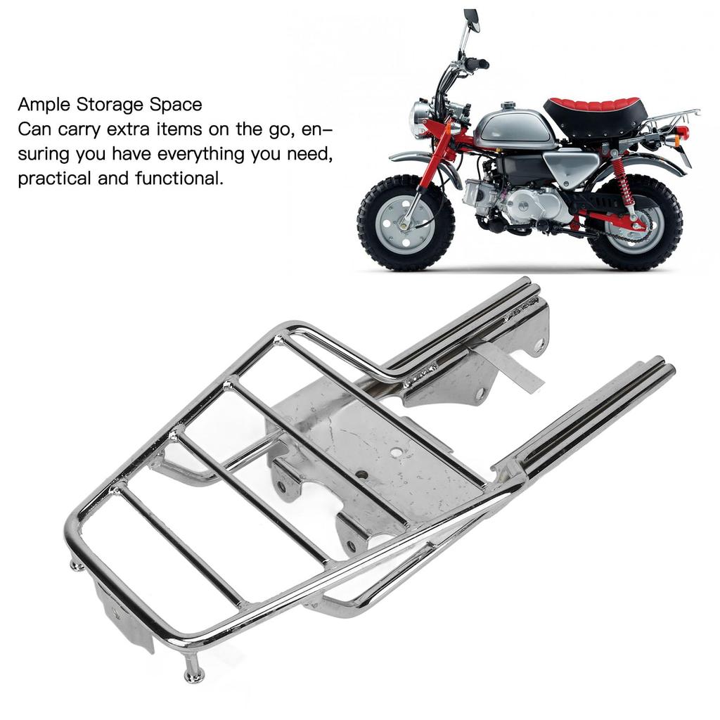 Motorcycle Luggage Storage Rack, Motorcycle Rear Rack Carrier Extended Shelf for Monkey Z50 Z50J Skyteam Z50A Space Increase