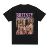 T-shirt da Donna Britney Spears Moda e Bel Motivo Harajuku Retro Manica Corta Taglie Forti
