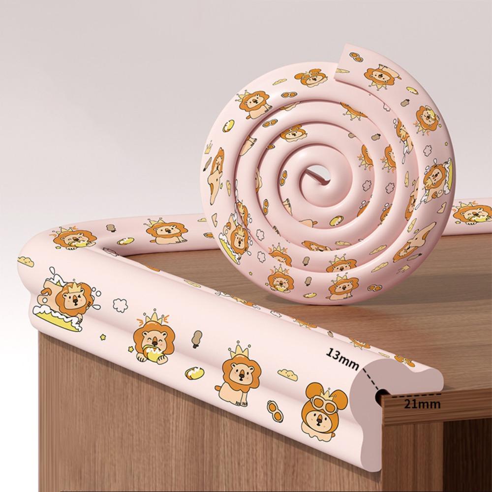 Cartoon Digital Pattern Desk Edge Guard Strip Baby Safety Foam Bumper  Children