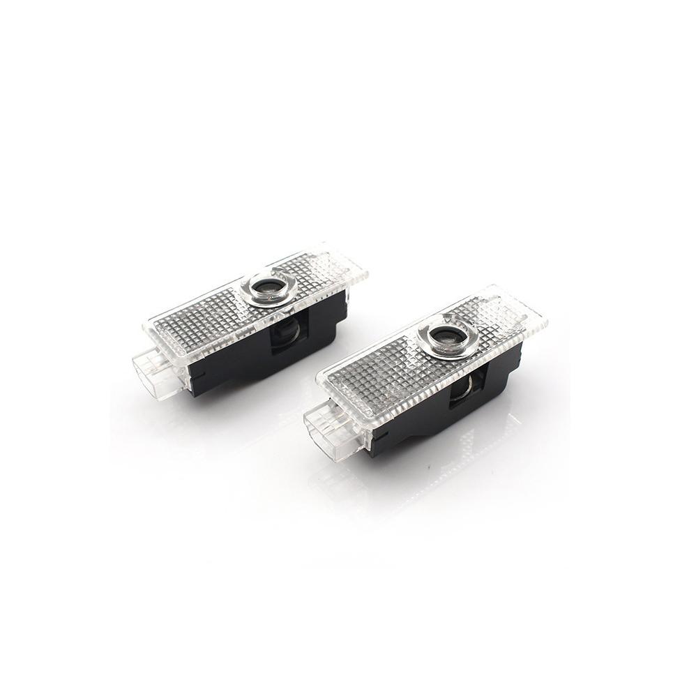 2PCS Welcome Light For E60 E46 E61 F07 F10 F11 F18 E63 E65 E90 E92E93 E91 F30 LED Car Door Projector Welcome Ghost Shadow Light License Plate Covers