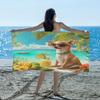 Cats Corgis Dogs Beach Sunglasses Beach Towel, Cute Pets Oversized Quick Dry, Sand Free Lightweight Travel Pool Mat