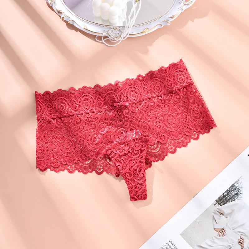 CFSC Women's Large Size Underwear Solid Color Print Lace Underwear