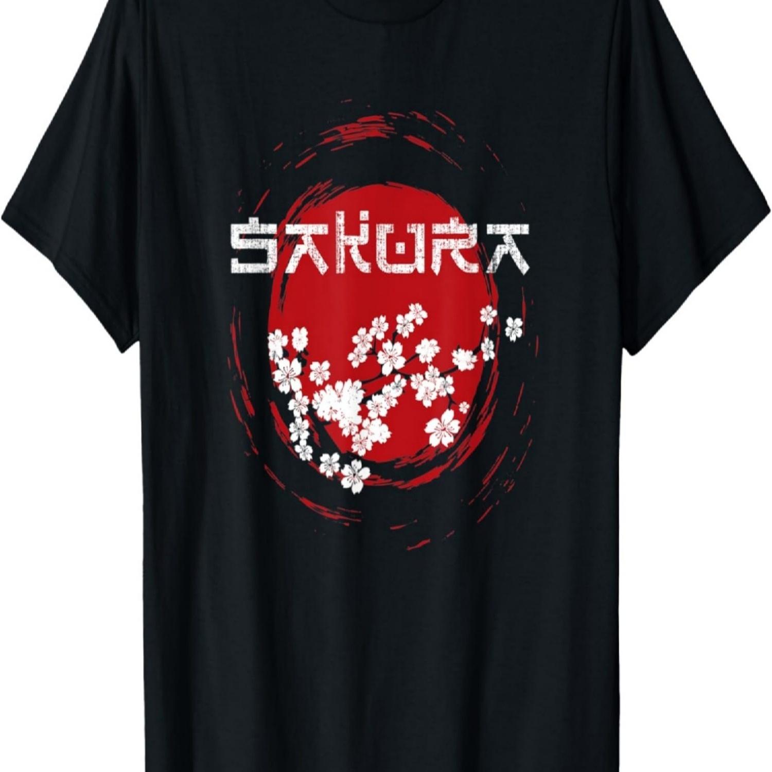 Japan Sakura Cherry Blossom Vintage T-Shirt S