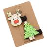 49MD Christmas Hairpin Christmas Hair Clip Girl Christmas Gift Christmas Barrettes